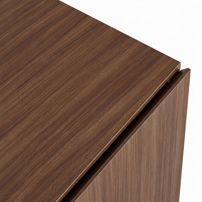 Nordure Rialto Consola Milano Walnut y Negro